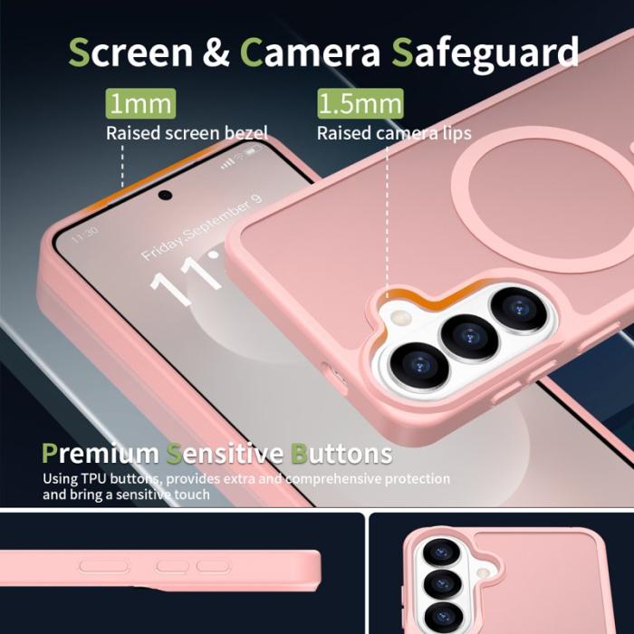 OEM - Mobilskal för Samsung Galaxy S26 Plus Magnetiskt TPU - Rosa