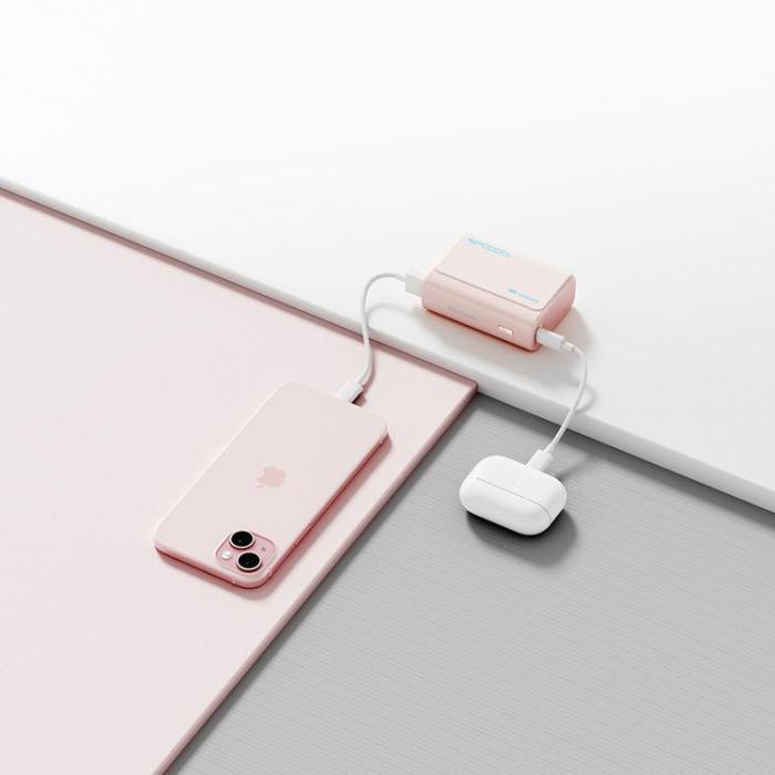 Cuktech - Cuktech Powerbank 10000 mAh 30W USB-C USB-A CP13 - Rosa