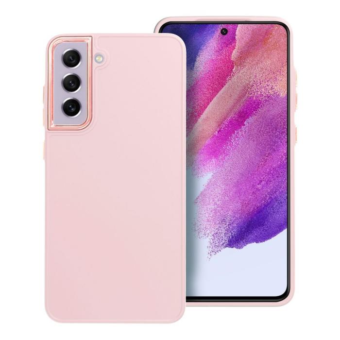 OEM - FRAME Skal för Samsung S21 FE i pulverrosa