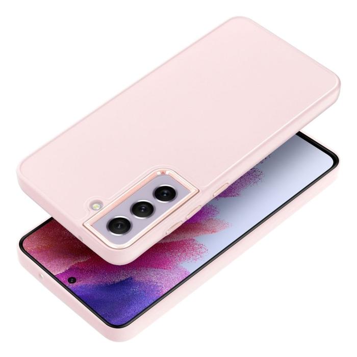 OEM - FRAME Skal för Samsung S21 FE i pulverrosa