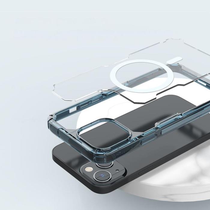 Nillkin - Nillkin Magsafe iPhone 14 Plus Skal Nature Pro - Blå
