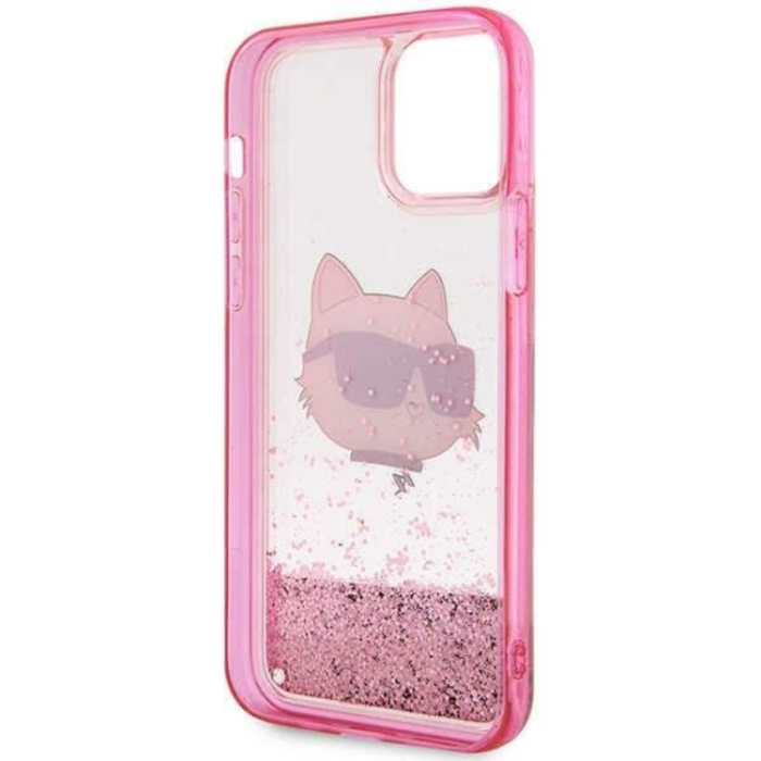 KARL LAGERFELD - Karl Lagerfeld iPhone 12/12 Pro Mobilskal Choupette's Head - Rosa