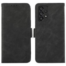 ABEEL - ABEEL Samsung Galaxy A53 5G Pl&aring;nboksfodral Konstl&auml;der RFID-Skydd Svart