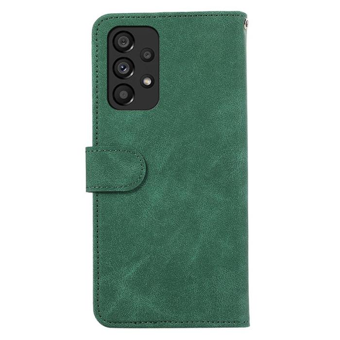 ABEEL - ABEEL Samsung Galaxy A53 5G Plånboksfodral Konstläder RFID-Skydd Grön