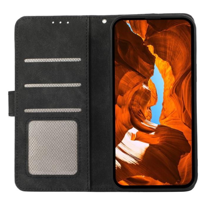 ABEEL - ABEEL Samsung Galaxy A53 5G Plånboksfodral Konstläder RFID-Skydd Svart