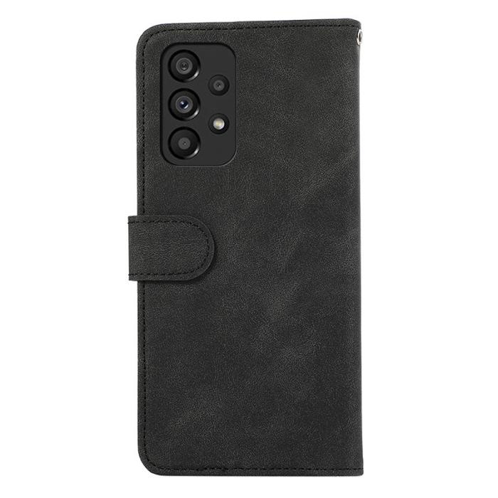 ABEEL - ABEEL Samsung Galaxy A53 5G Plånboksfodral Konstläder RFID-Skydd Svart