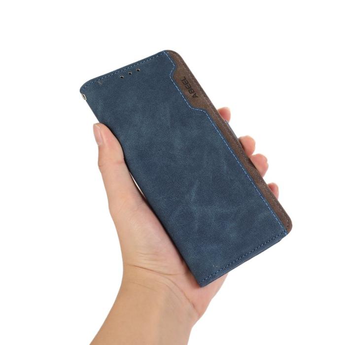 ABEEL - ABEEL Samsung Galaxy A53 5G Plånboksfodral Konstläder RFID-Skydd Blå