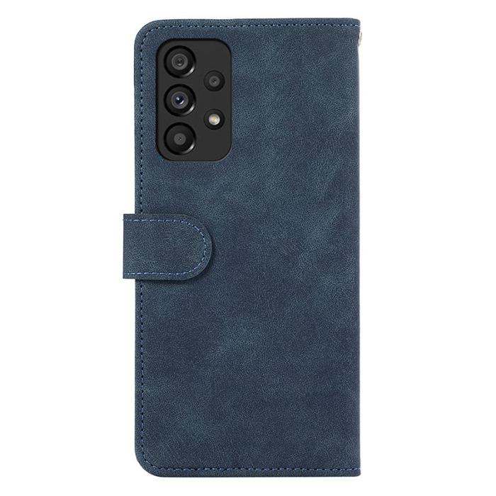 ABEEL - ABEEL Samsung Galaxy A53 5G Plånboksfodral Konstläder RFID-Skydd Blå