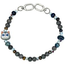 NIMMY - Nimmy Mobilrem Väska berlock Big Eye Cute Pets 2.0 - Grå