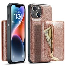DG.MING - DG.MING M3 Series Mobilskal till iPhone 14 Plus 2-i-1 Ros&eacute;guld