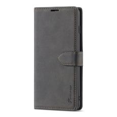 FORWENW - FORWENW F1 Series Pl&aring;nboksfodral i Konstl&auml;der Svart Samsung Galaxy S21 Plus 5G