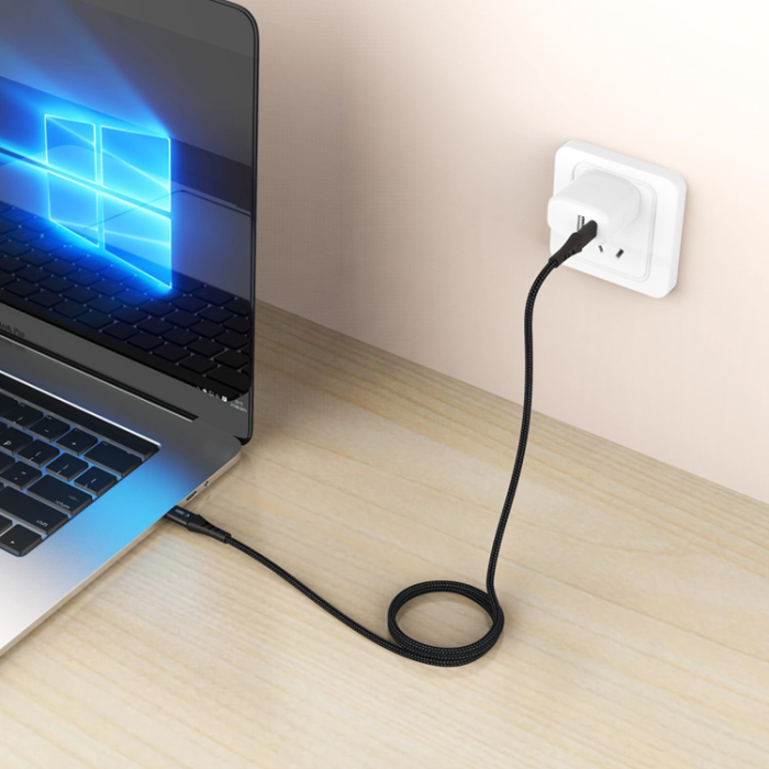 Tech-Protect - Tech-Protect USB-C till USB-C kabel Ultraboost 1m 240W QC 3.0 - Svart