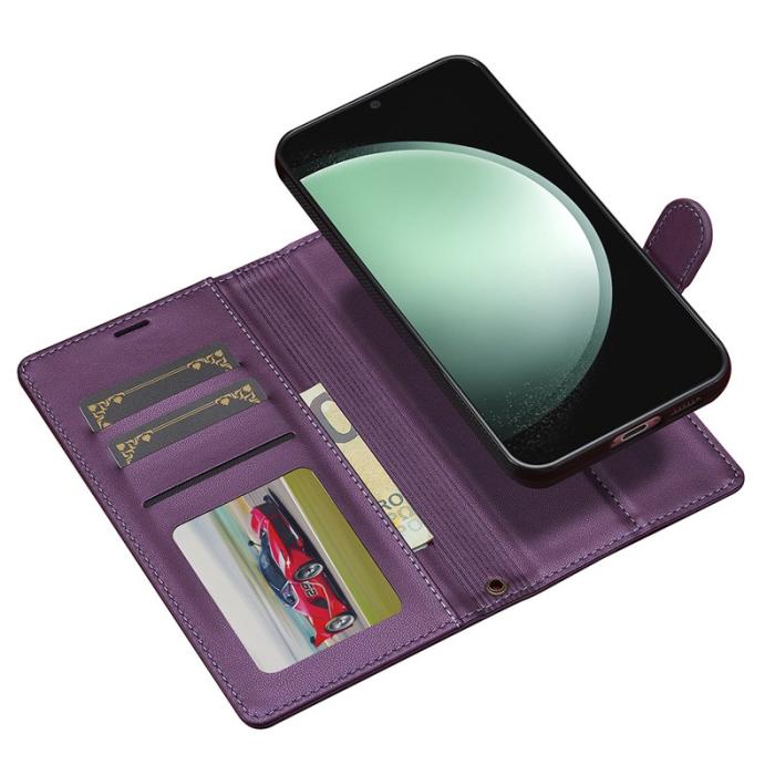 LC.imeeke - LC.IMEEKE L2 Series Samsung Galaxy A17 Plånboksfodral Konstläder - Lila