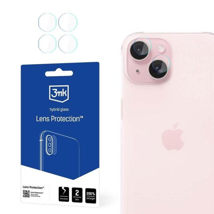 3MK - 3MK iPhone 15 Plus  Kameralinskydd