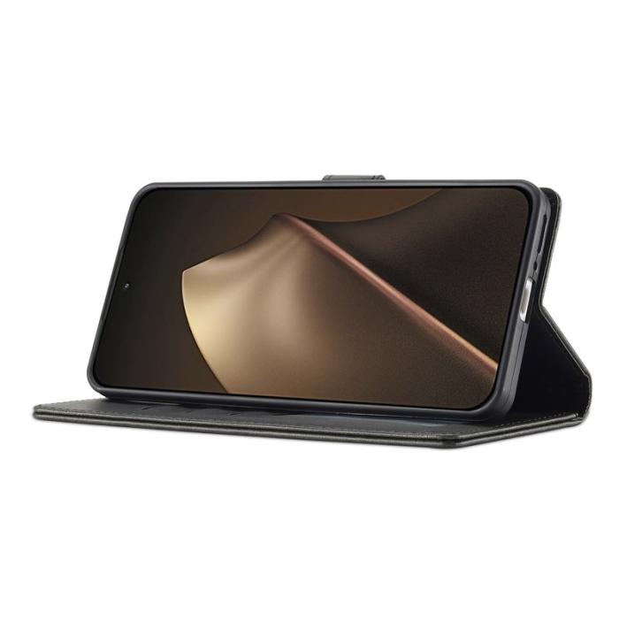 LC.imeeke - LC.IMEEKE Xiaomi 15T Plånboksfodral Konstläder - Svart