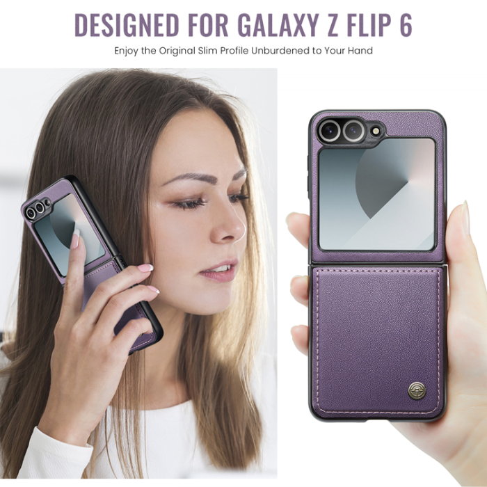 Caseme - CASEME Galaxy Z Flip 7 FE Mobilskal RFID Blocking Glossy 023