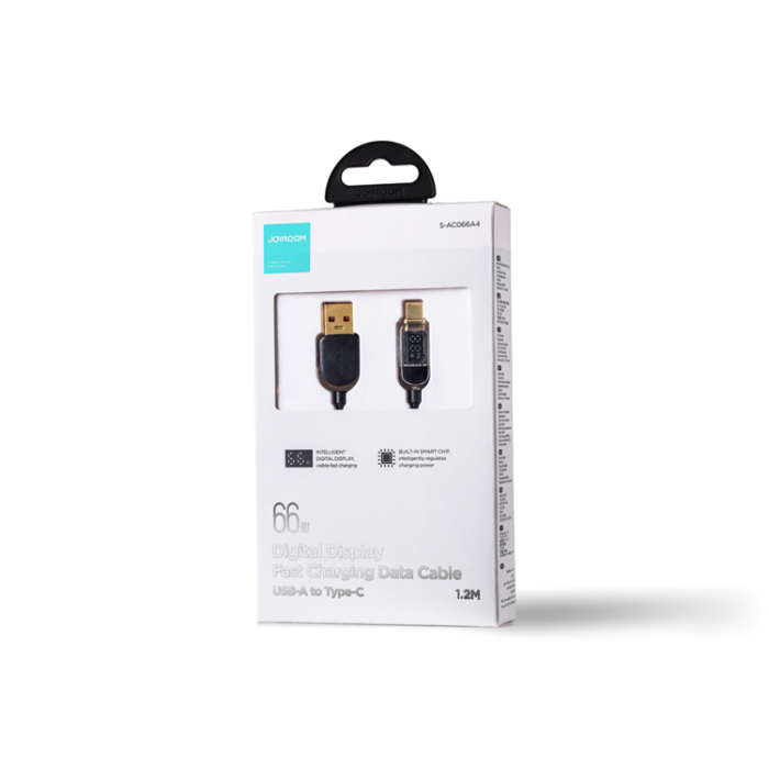 Joyroom - Joyroom USB-C till USB-A kabel 66W 1.2m - Svart