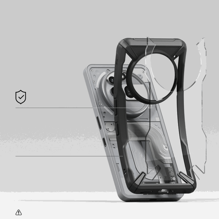 Ringke - Ringke Nothing Phone 3a Pro Mobilskal Fusion X - Svart