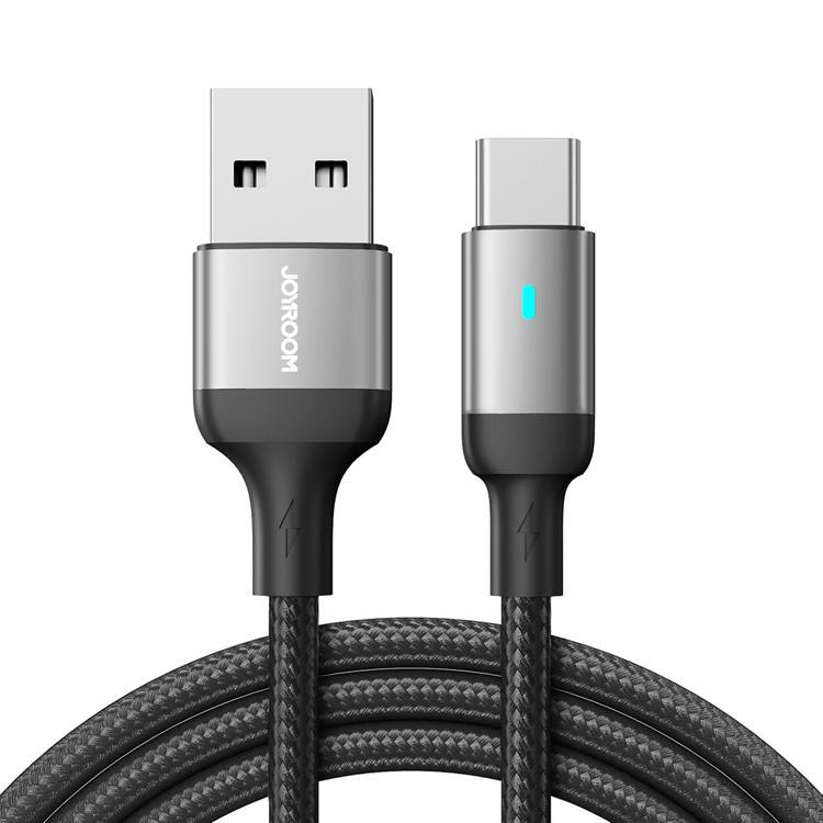 Joyroom A10 USB-C till USB-A kabel 3A 1.2m - Svart | 3541 | AlltMobil