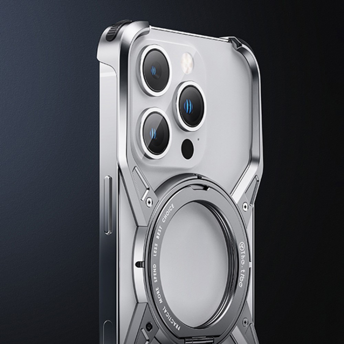 A-One Brand - iPhone 16 Pro Mobilskal Bumper Frameless Kickstand