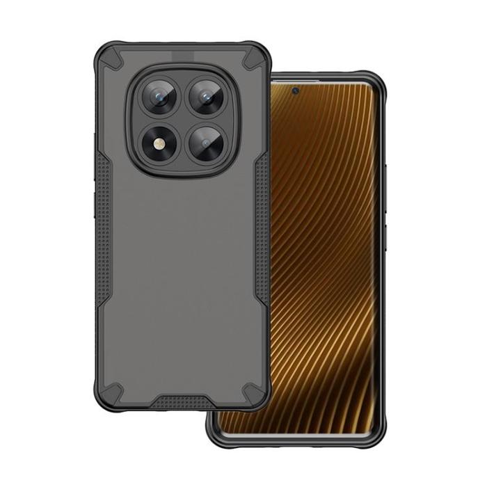 OEM - Xiaomi Redmi Note 14 Pro 5G Mobilskal Defender Matt - Svart