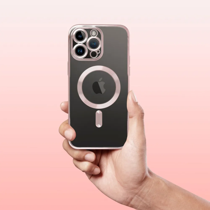 OEM - iPhone 16e Mobilskal Magsafe Electro - Rosa Guld