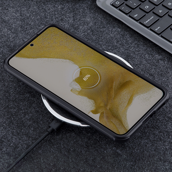 Nillkin - Nillkin Galaxy S23 Plus Mobilskal Magsafe Super Frosted - Svart