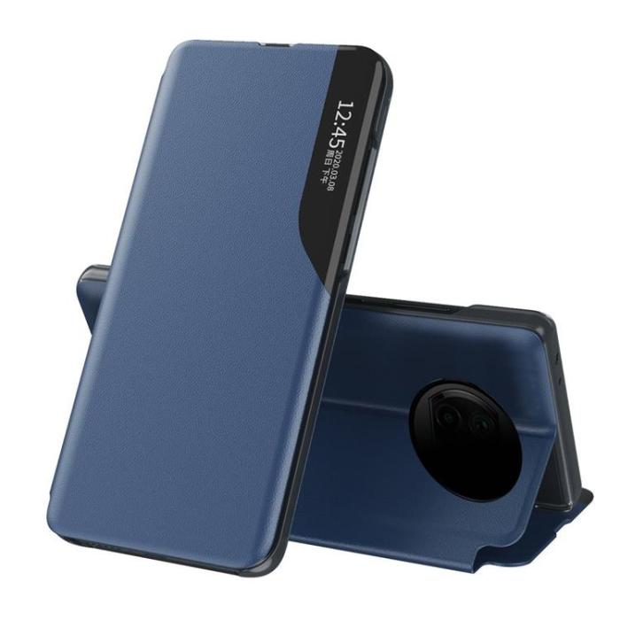 UTGATT1 - Eco Leather View Fodral Xiaomi Redmi Note 9T - Blå