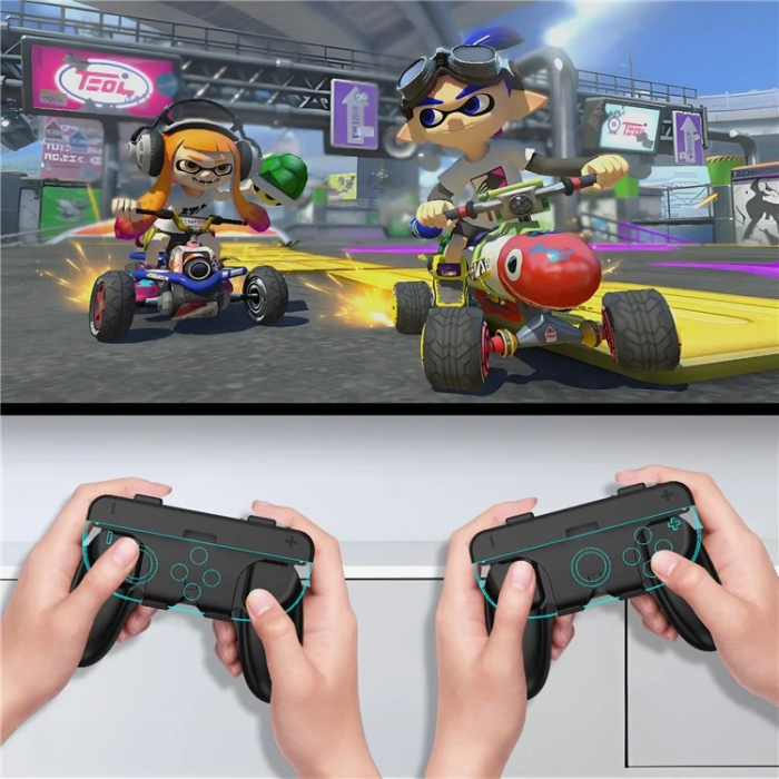JYS - JYS 2st Nintendo Switch 2 Joy-Con Grip Set Handhållen Gamepad