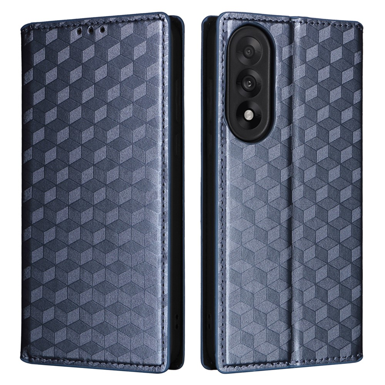 OnePlus Nord 5 Plånboksfodral Rhombus Imprint - Blå | 2353 | AlltMobil