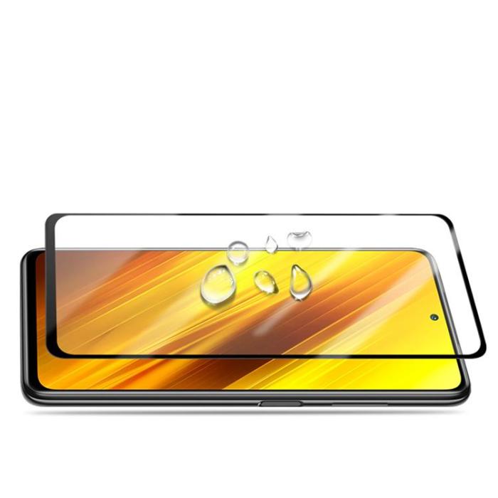 A-One Brand - [2-PACK] Xiaomi Poco X3/ X3 Pro/X3 NFC Härdat Glas Skärmskydd - Svart
