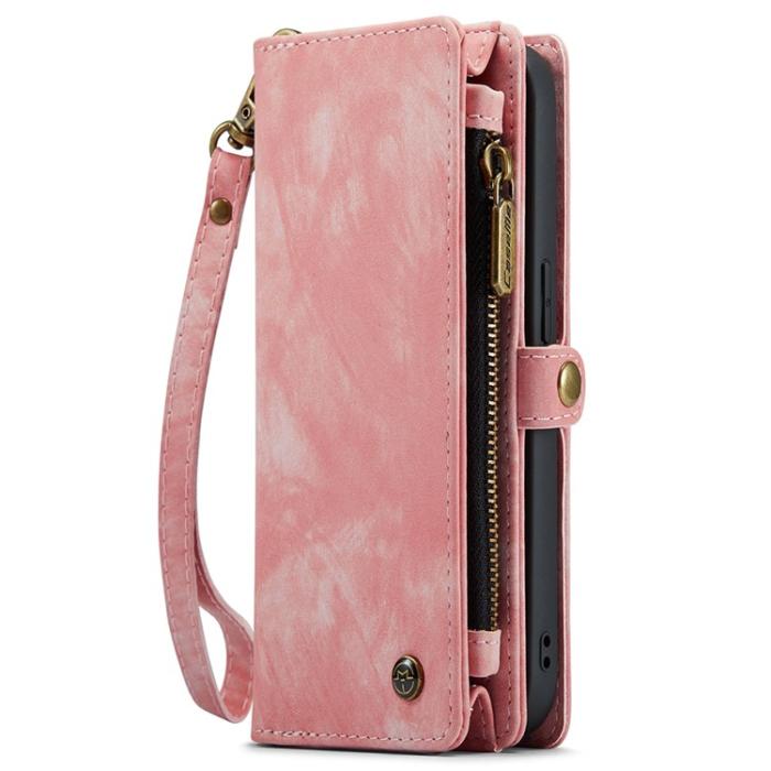 Caseme - CASEME iPhone 15 Pro Plånboksfodral 008 Detachable - Rosa