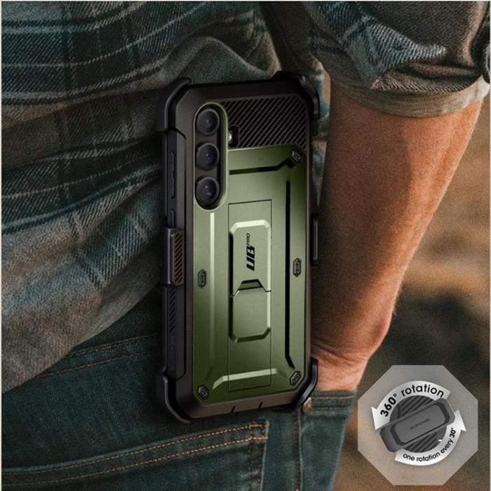 UTGATT - SupCase Galaxy S25 Mobilskal Unicorn Beetle Pro 2-Set - Guldan