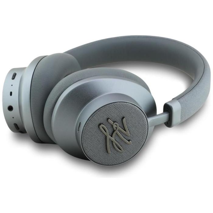 KARL LAGERFELD - Karl Lagerfeld Over-Ear Hörlurar Bluetooth ANC Grained Initials - Grå