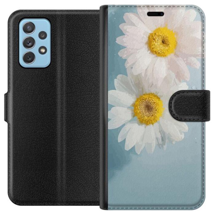iSecrets - Plånboksfodral till Samsung Galaxy A72 5G med Sommarblommor