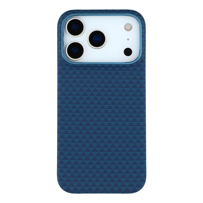 A-One Brand - iPhone 17 Pro Max Mobilskal MagSafe Carbon Fiber - Blå