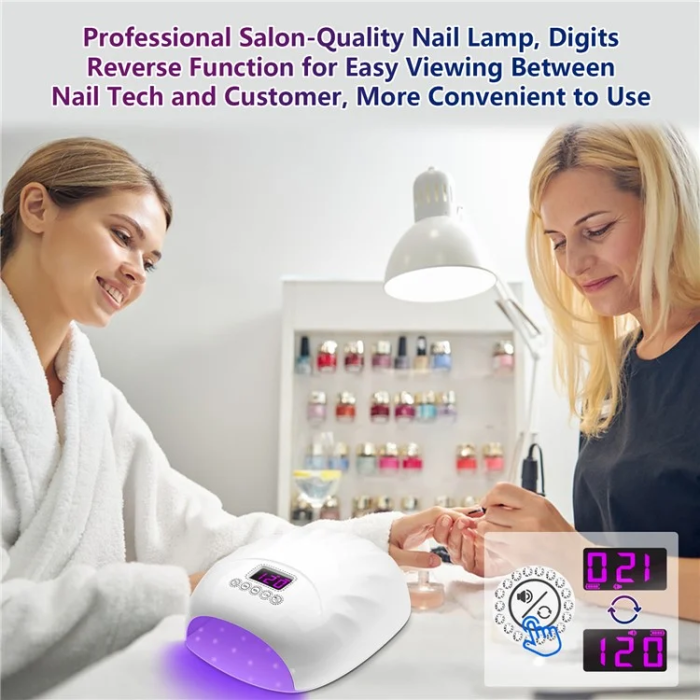 OEM - Nagellack Baklampa 78W Snabbtorkande Nail Art Ljusterapi