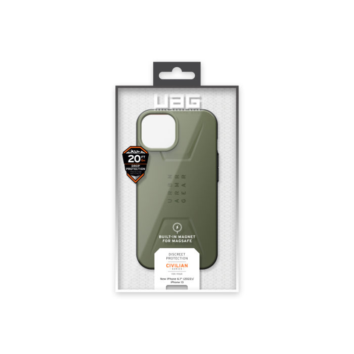 UAG - UAG iPhone 14 Skal Civilian Magsafe - Olive