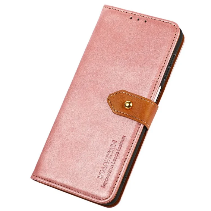 KHAZNEH - KHAZNEH iPhone 17 Pro Max Plånboksfodral Läder Stativ