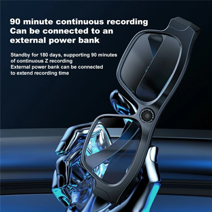 OEM - Smarta Glasögon Bluetooth med 4K Kamera XV18 - Svart
