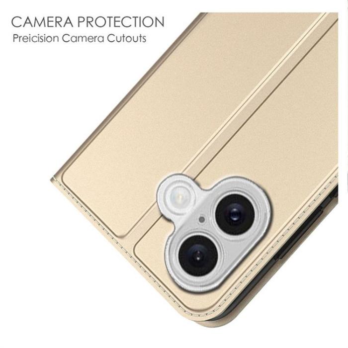 A-One Brand - iPhone 17 Plånboksfodral med Kickstand - Guld