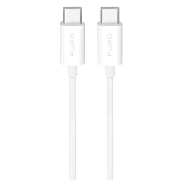Puro USB-C - USB-C 25W Kabel 3m TPE - Vit | 3541 | AlltMobil
