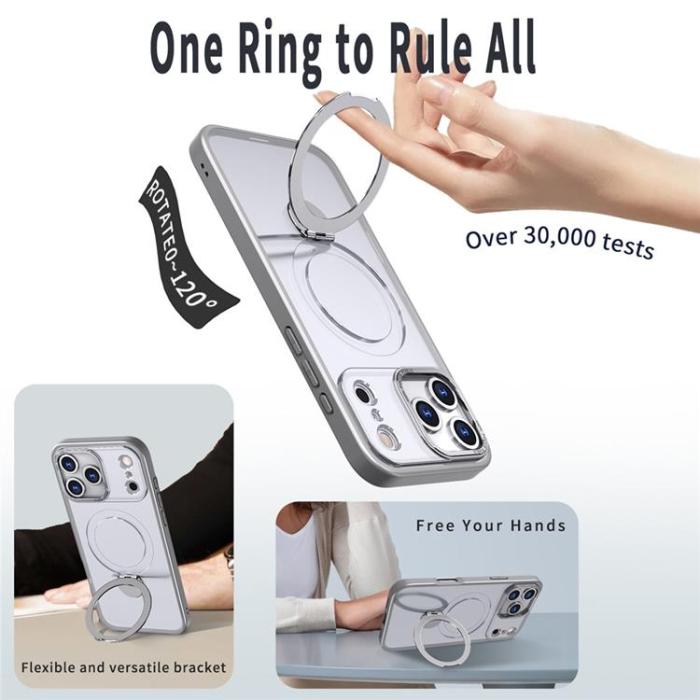 A-One Brand - iPhone 17 Pro Max Mobilskal MagSafe Rotating Kickstand