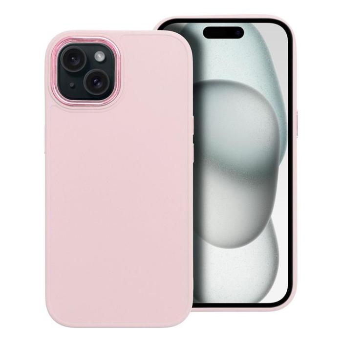 OEM - iPhone 15 Mobilskal Frame - Rosa