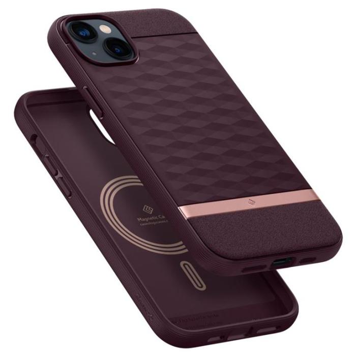 Spigen - Spigen iPhone 14 Plus Magsafe Skal Caseology Parallax - Bourgogne