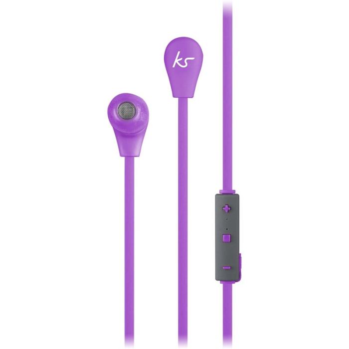 Kitsound - KITSOUND Hörlur Bounce Lila In-Ear Trådlös Mic