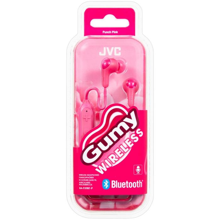 JVC - JVC Hörlur FX9BT Gumy In-Ear Trådlös Mic - Rosa