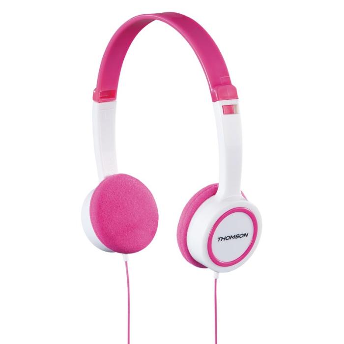 UTGATT1 - THOMSON Hörlur HED1105 On-ear, Rosa, För Barn, 85dB