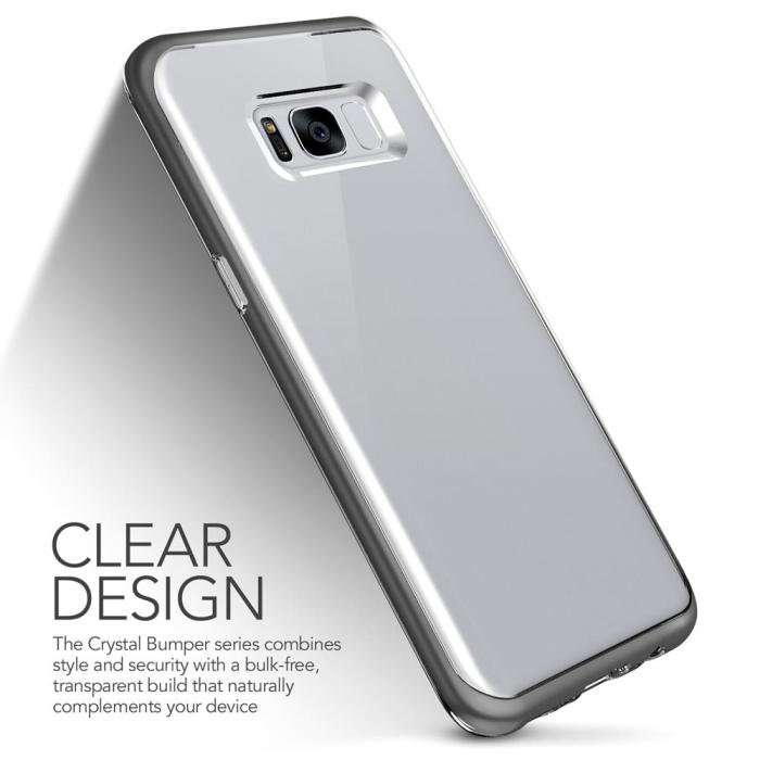 VERUS - Verus Crystal Bumper Skal till Samsung Galaxy S8 Plus - Dark Silver