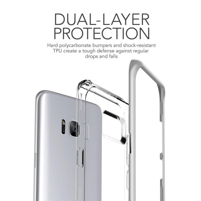VERUS - Verus Crystal Bumper Skal till Samsung Galaxy S8 Plus - Silver